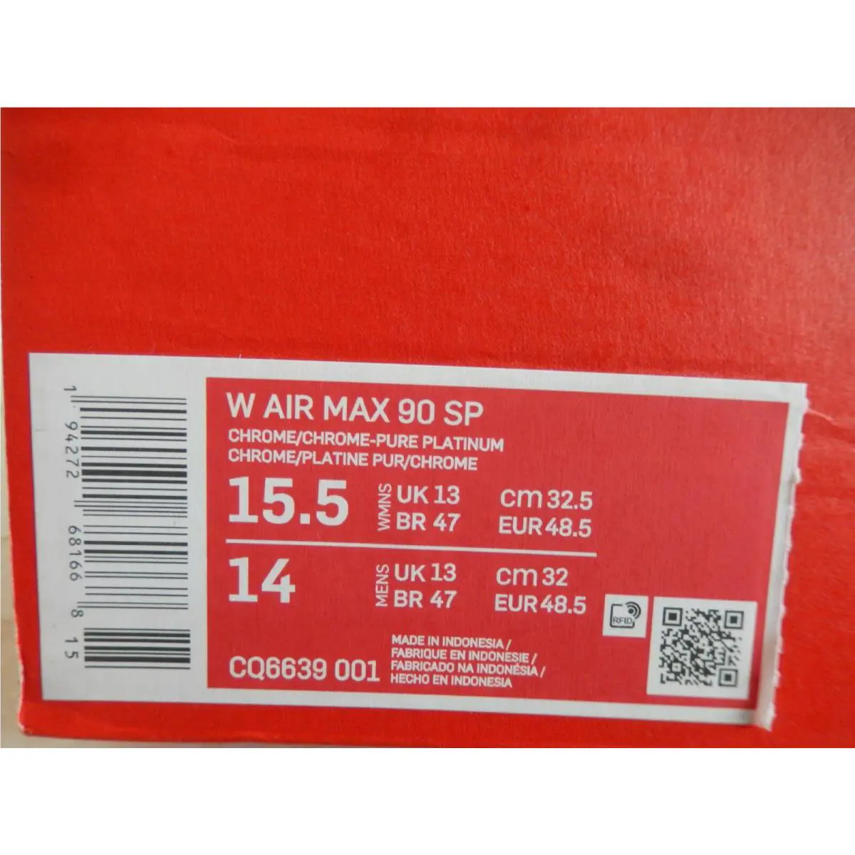 Nike shoes - Nike Air Max 90 Premium - Silver (UPC: 194272681668) 3