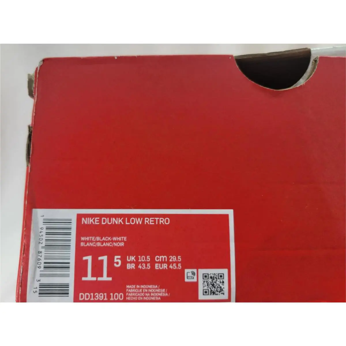 Nike shoes - Dunk Low Retro - Dunk Low Retro - Black (UPC: 194502876093) 8