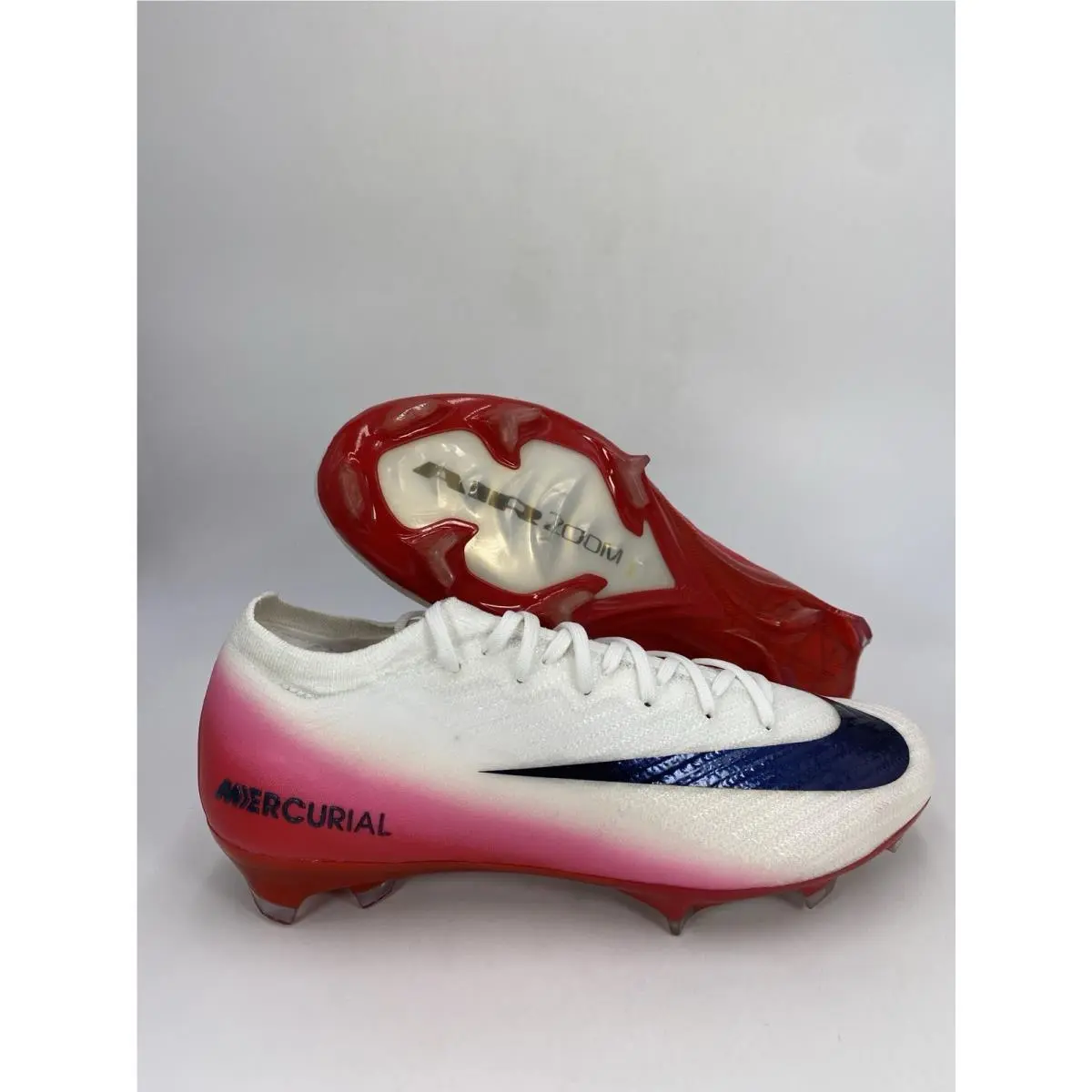 Nike ZM Vapor 16 Elite FG LV8 Red Dark Obsidian HJ7325 600 Men`s Size 7