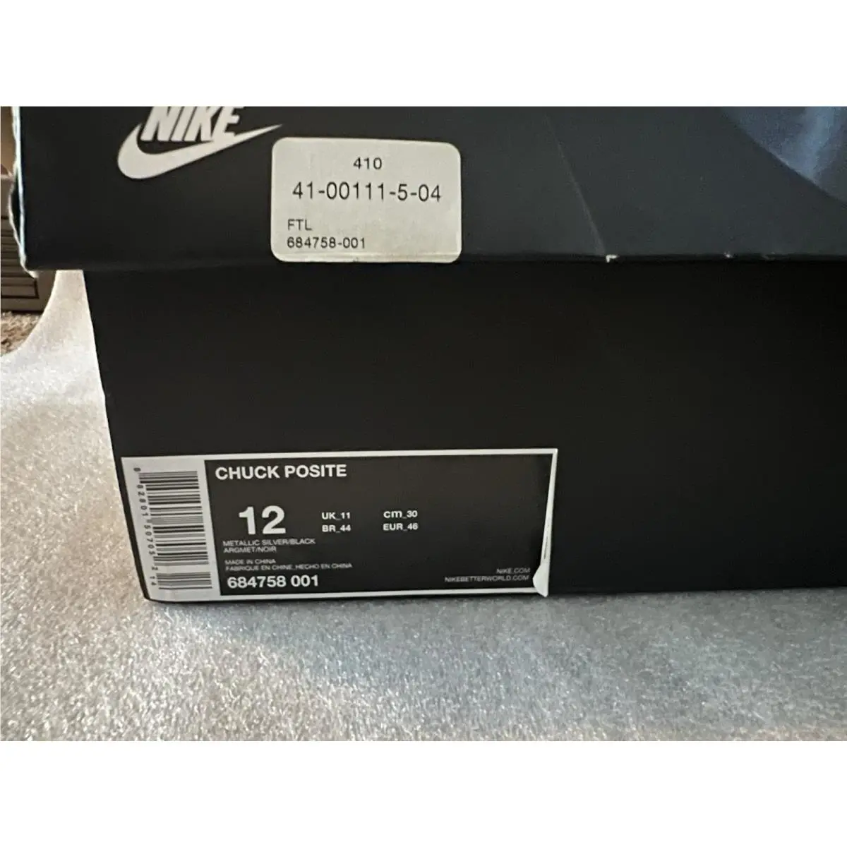 Nike shoes - Nike Chuck Posite - Chuck Posite - 684758-001 - Silver 6