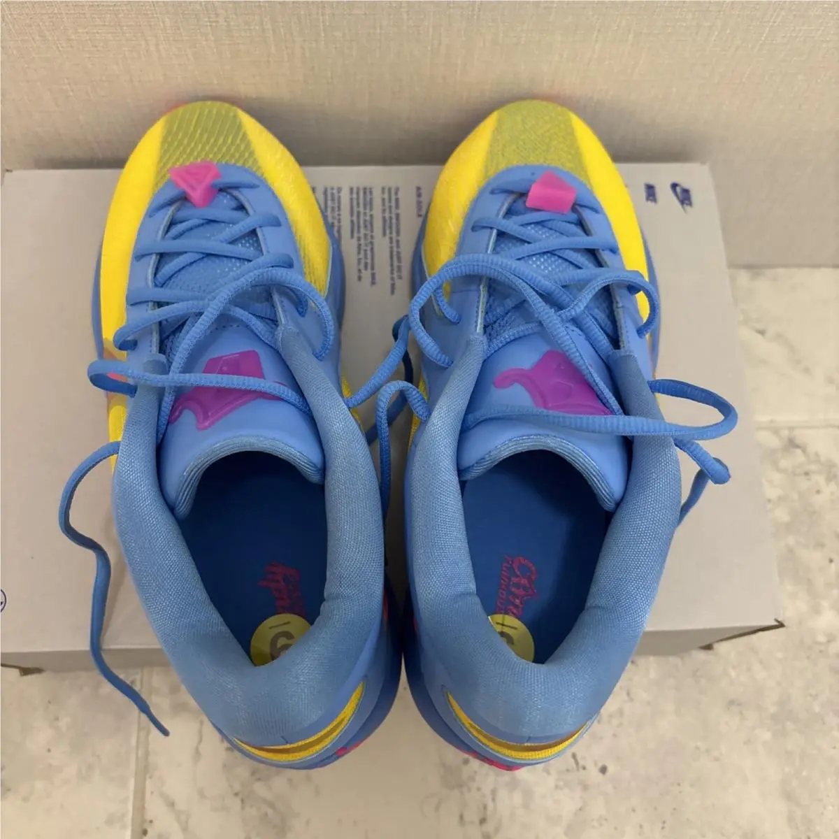 Nike shoes - Nike Giannis Freak 6 - Giannis Freak - HF1820-700 - Multicolor, Manufacturer: Lightning/University Blue/Hyper Pink 4