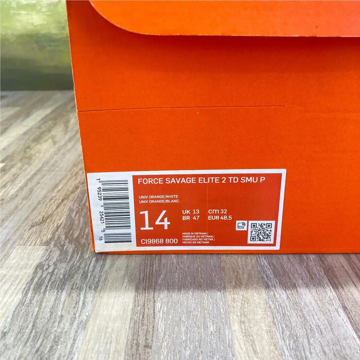 Nike shoes - Nike Force Savage - Force Savage - CI9868-800 - Orange 1