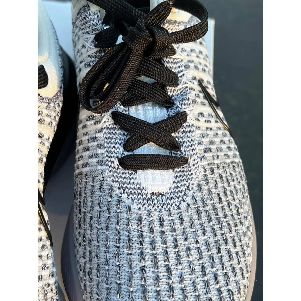 Nike shoes - Nike React Infinity Run Flyknit 3 - DO7419-002 - White and Black 8