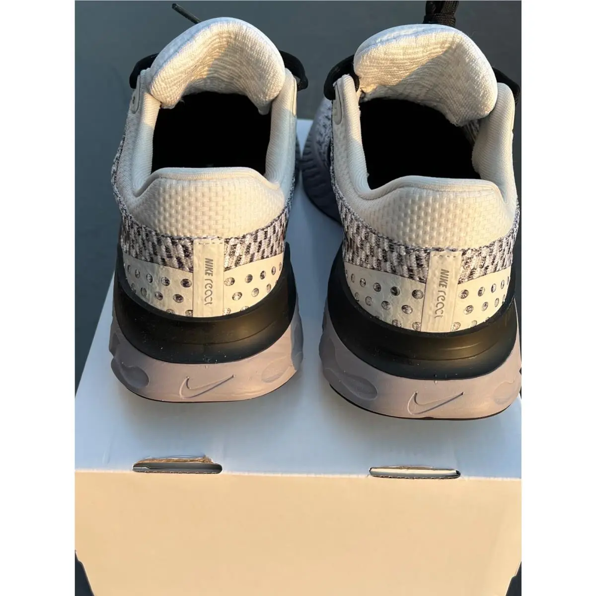 Nike shoes - Nike React Infinity Run Flyknit 3 - DO7419-002 - White and Black 4