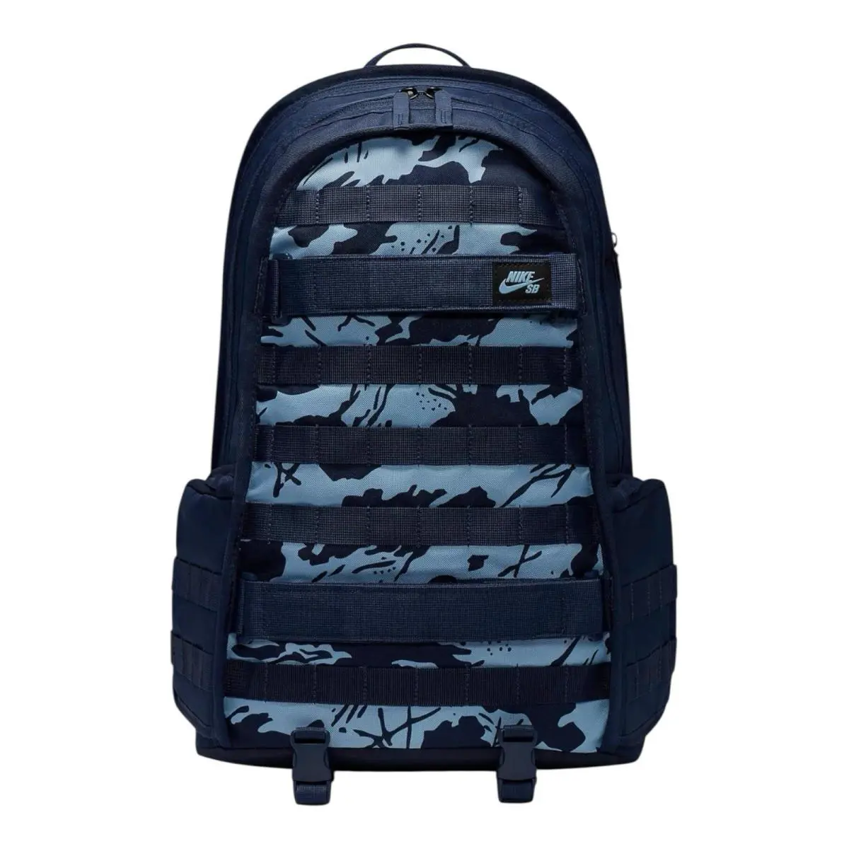 Nike SB Rpm Backpack 26L One Size Skateboarding Blue Camo DR5074-410 - Blue