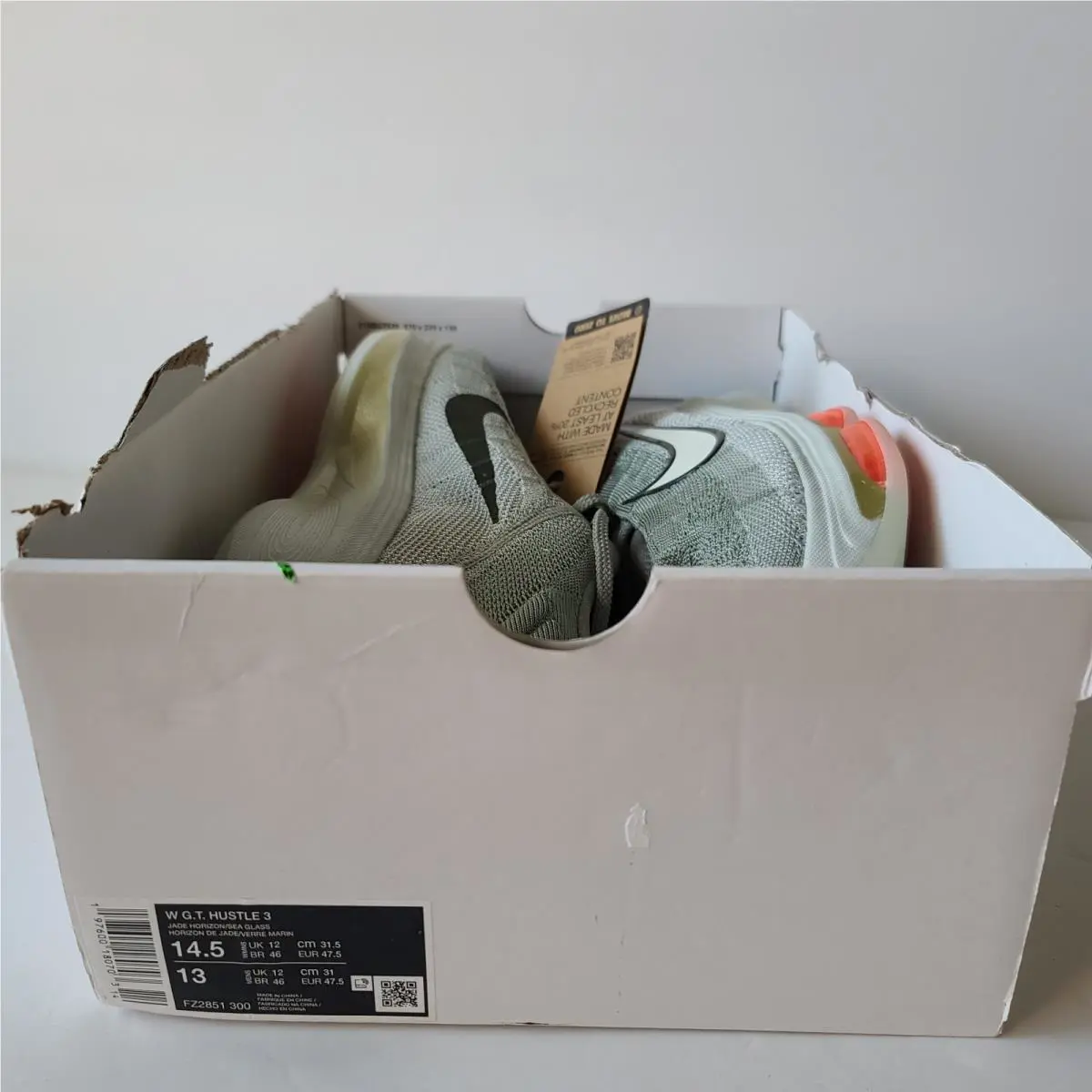 Nike shoes - Nike G.T. Hustle - Hustle - FZ2851-300 - Green 0