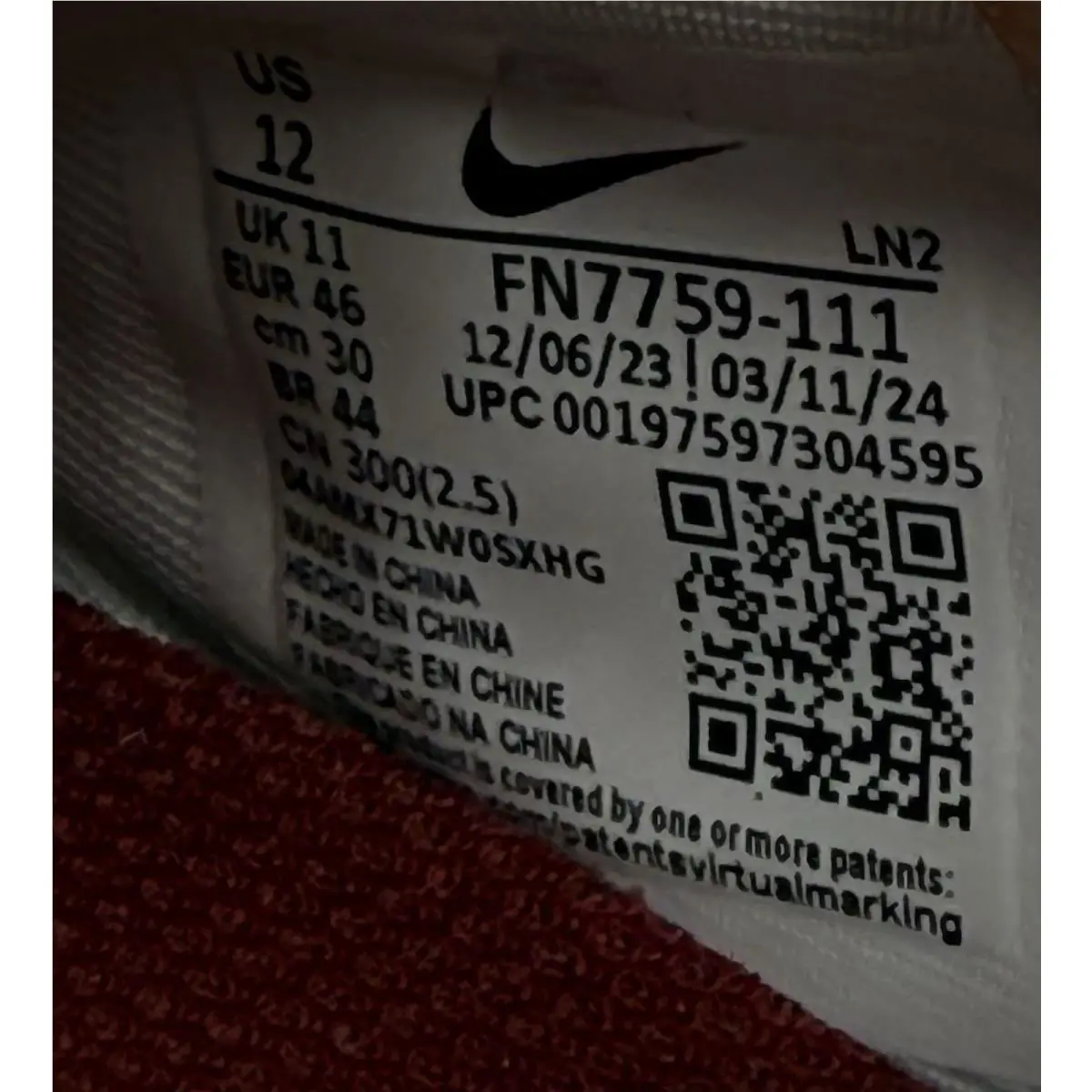 Nike shoes - Nike Vapor Edge Pro 360 - FN7759-111 - Red 11