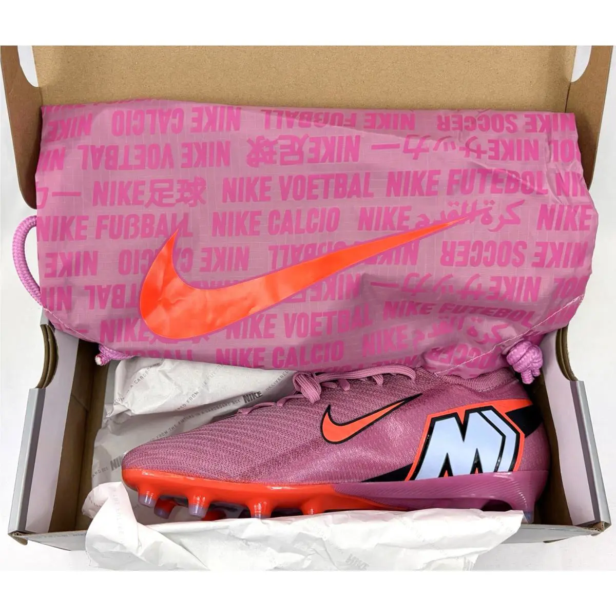 Nike shoes - Nike Zoom Mercurial Vapor 16 Elite AG-PRO - FQ8693-600 - Magic Flamingo/Total Crimson/Black (UPC: 198484300430) 12