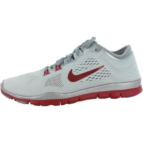 Nike Women`s Free 5.0 TR Fit 4 Team Cross Trainer White/sport Red 6 - Red