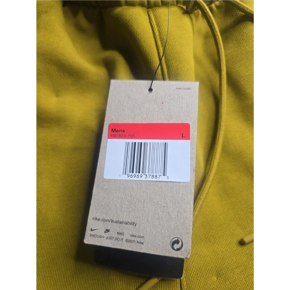 Nike clothing - Nike Sportswear Therma-Fit Tech Pack Pants - FB7823-716 - Yellow (UPC: 196969378875) 5