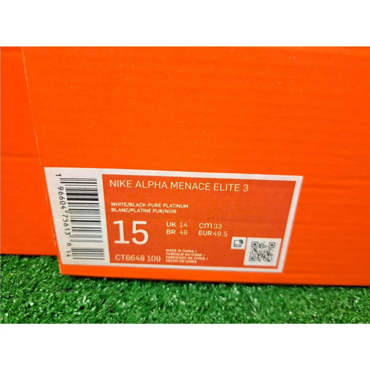Nike shoes - Nike Alpha Menace Elite 3 - CT6648-109 - White 6