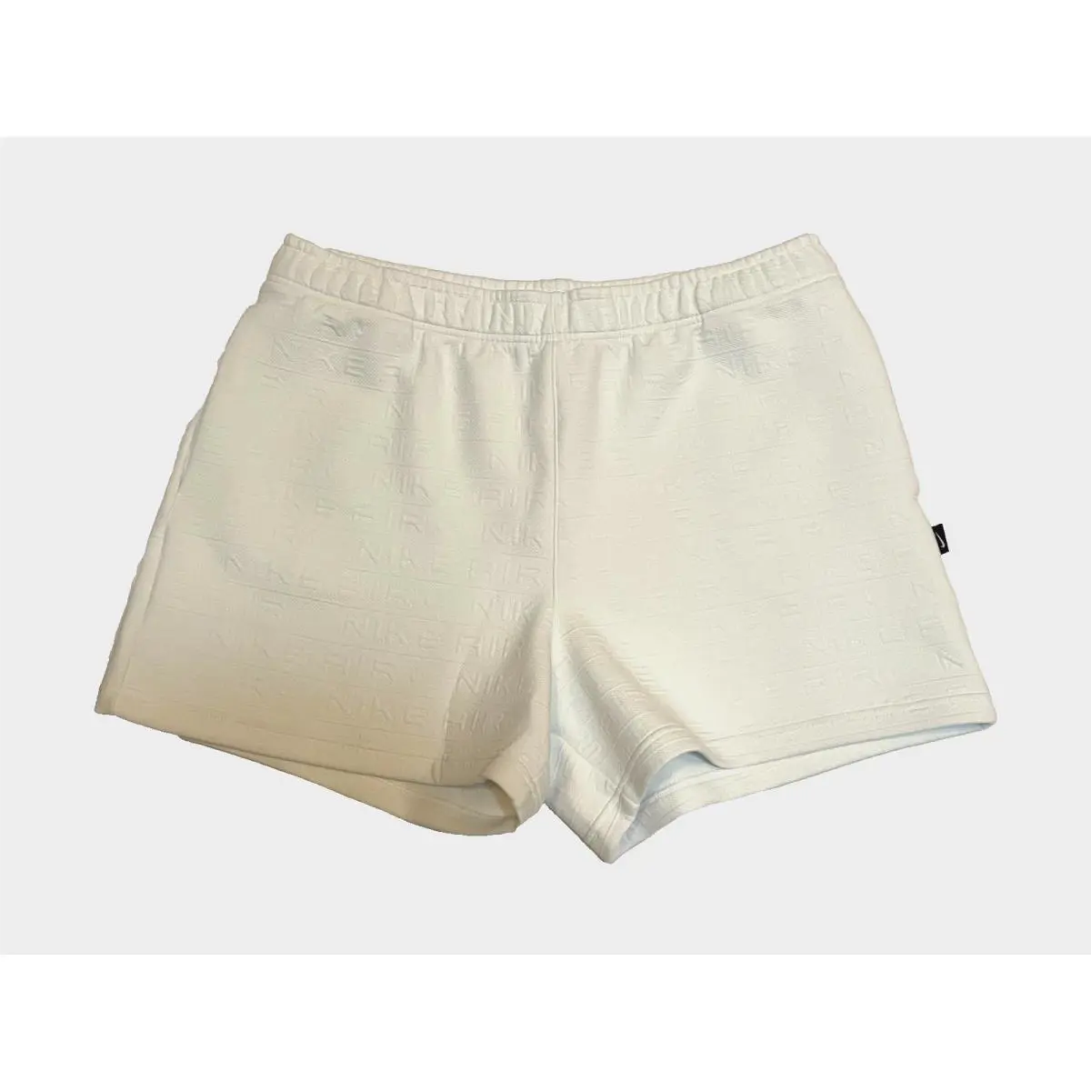 Nike Sportswear Air Shorts Mens 2XL Jacquard Knit Summit White FN2159 121
