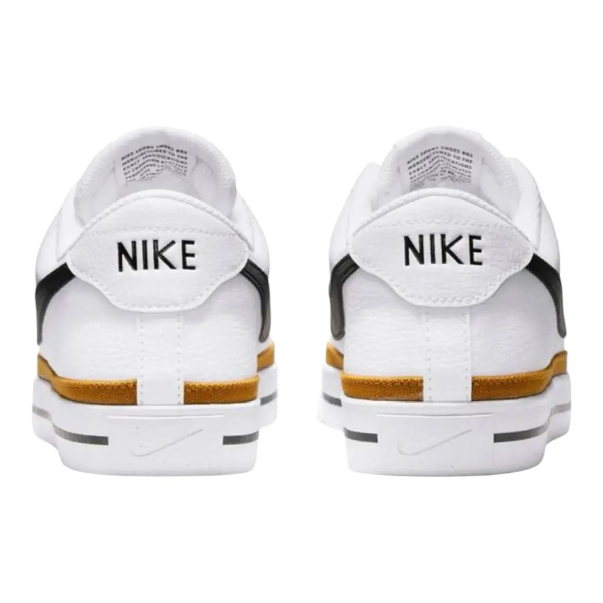 Nike shoes - Nike Court Legacy - Court Legacy - DH3162-100 - White/Black-Desert Ochre 2