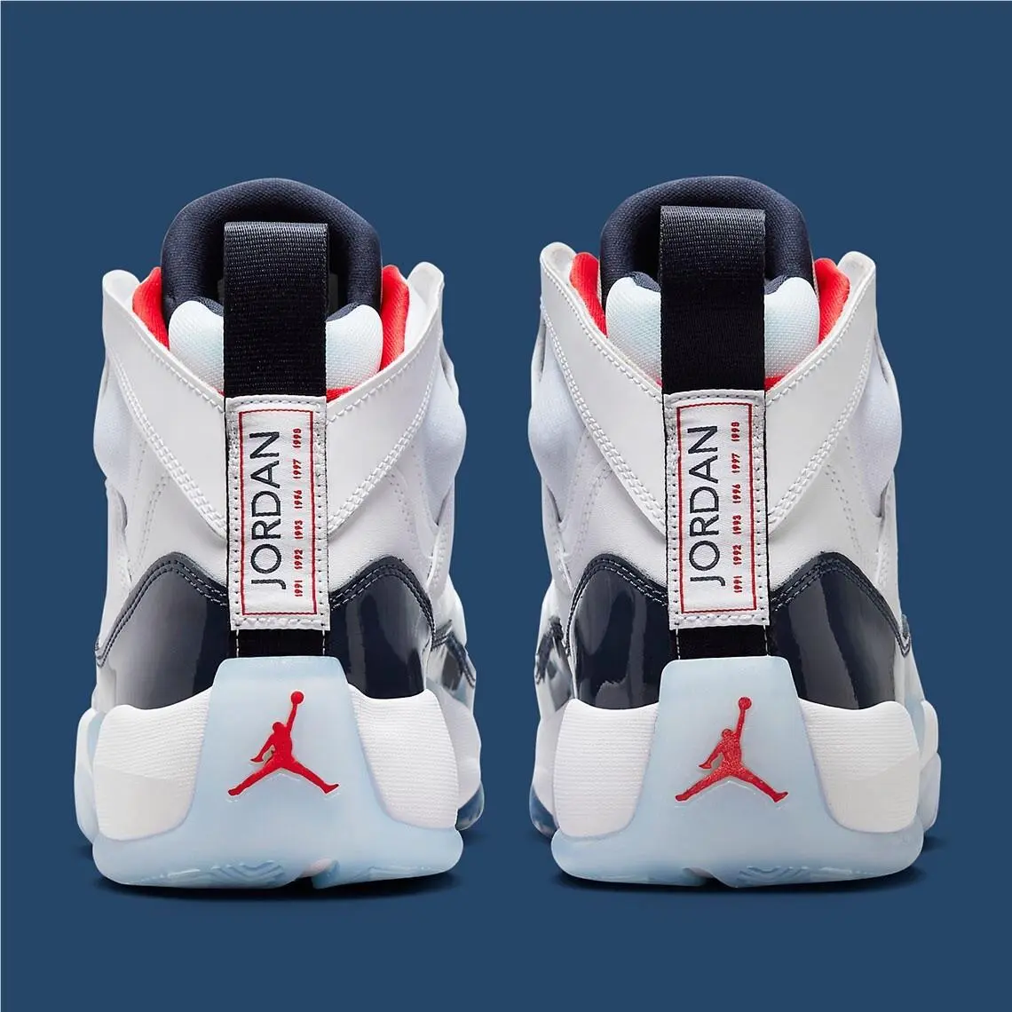 Nike shoes - Jordan Jumpman - Jumpman - DO1925-003 - White/University Red/Navy 9