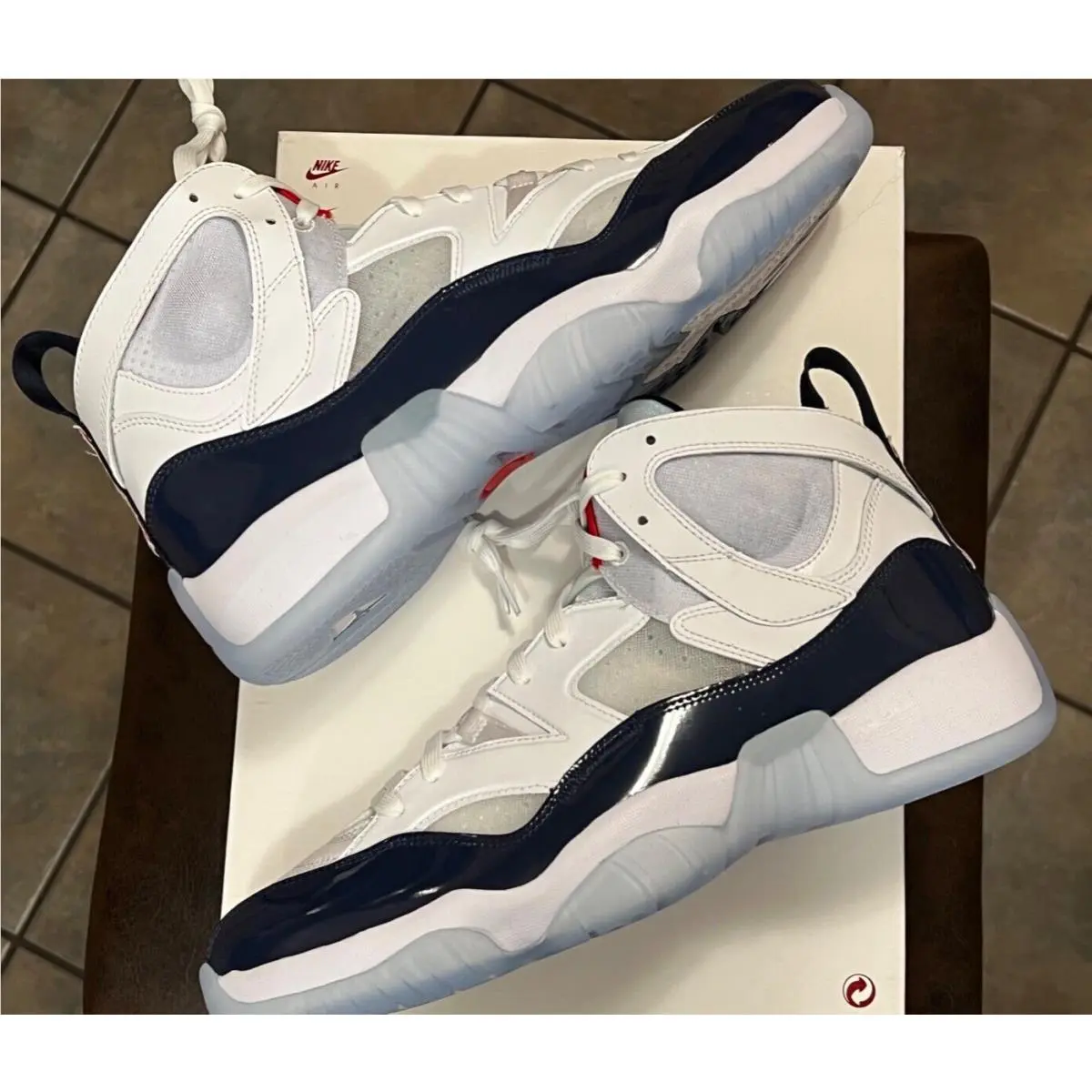 Nike shoes - Jordan Jumpman - Jumpman - DO1925-003 - White/University Red/Navy 2