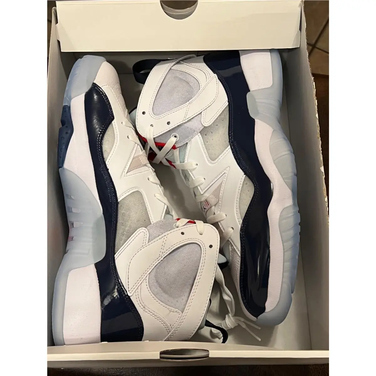 Nike shoes - Jordan Jumpman - Jumpman - DO1925-003 - White/University Red/Navy 4