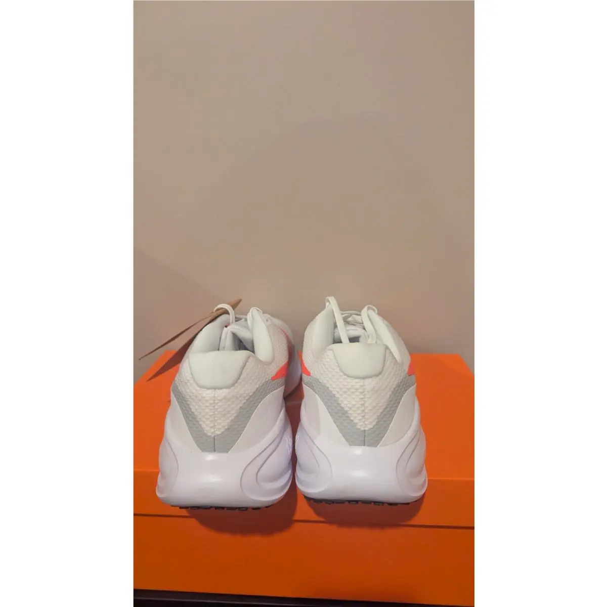 Nike shoes - White/Pure Platinum/Black/Bright Crimson 1