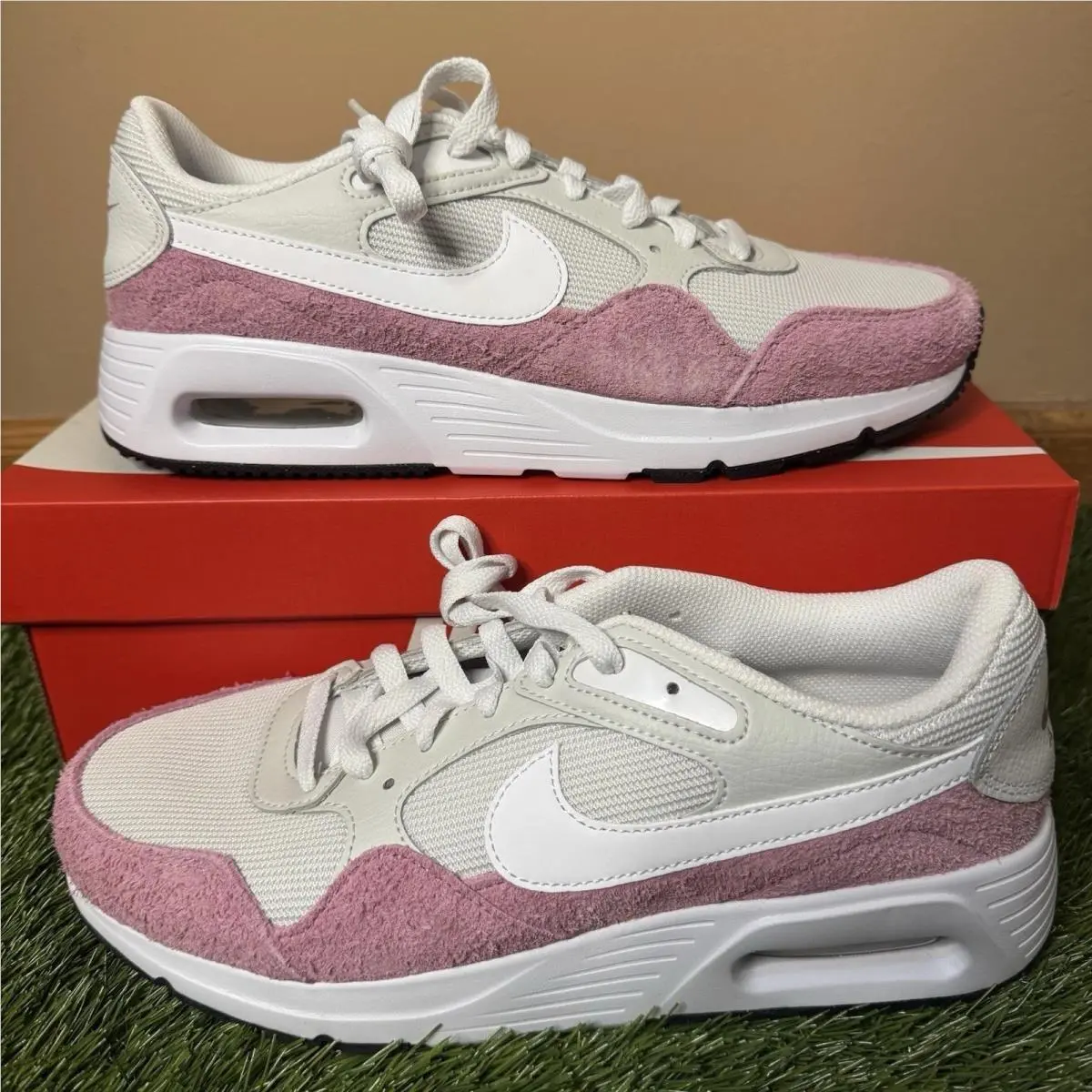 Nike Air Max SC Shoes HM9452 001 Pink White Platinum Women`s Sneakers Size 11