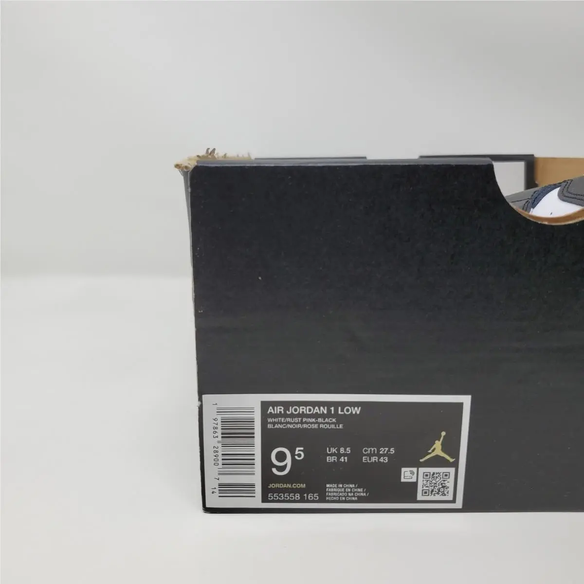 Nike shoes - Air Jordan 1 Low - Air Low - 553558-165 - Black 9