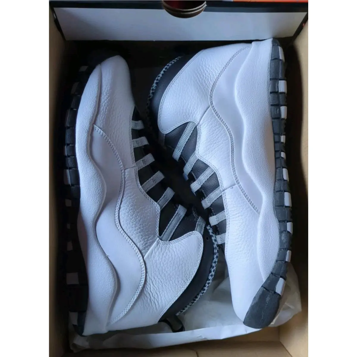 Nike shoes - Air Jordan 10 - Air - HJ6779-104 - White, Manufacturer: White/Black/Light Steel Grey/Dark Powder Blue 1