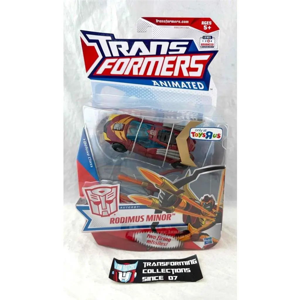 Transformers Animated 2010 Deluxe Class Rodimus Minor Mosc Tru Exclusive