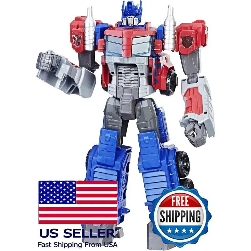 Heroic Optimus Prime Action Figure 11-Inch Transforming Toy Truck For Kids 6+
