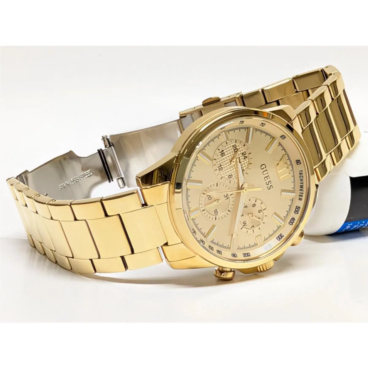 Guess Mens Watch GW0900G2 Gold Tone Multi-function