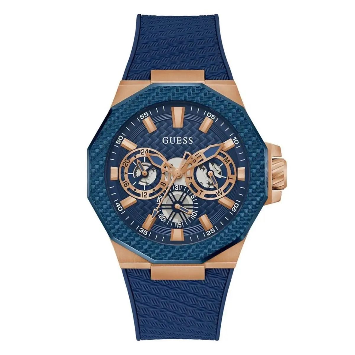 Men`s Indy Blue Dial Watch - GW0853G3 by Guess