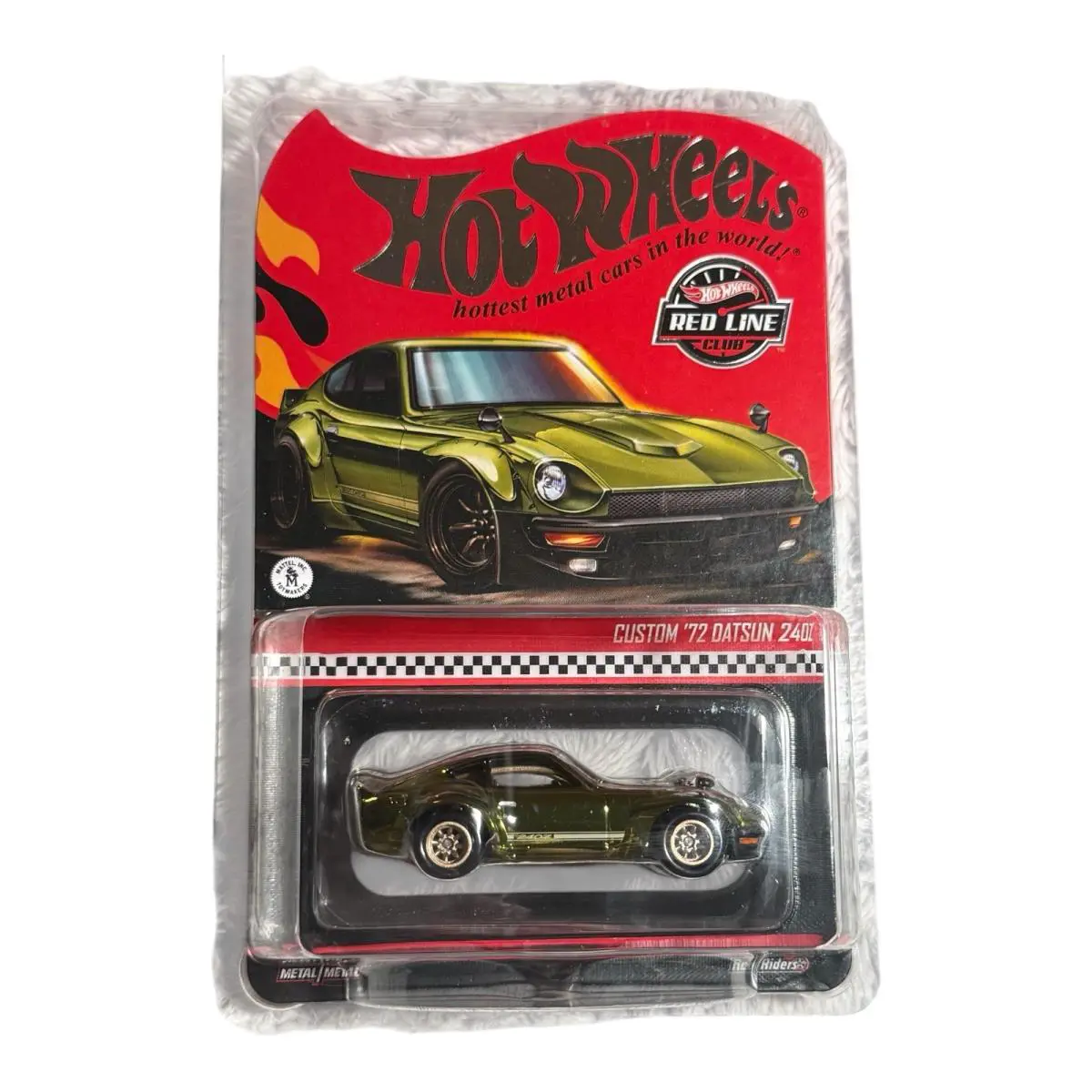 Hot Wheels Exclusive Custom 72 Datsun 240Z Green In Package