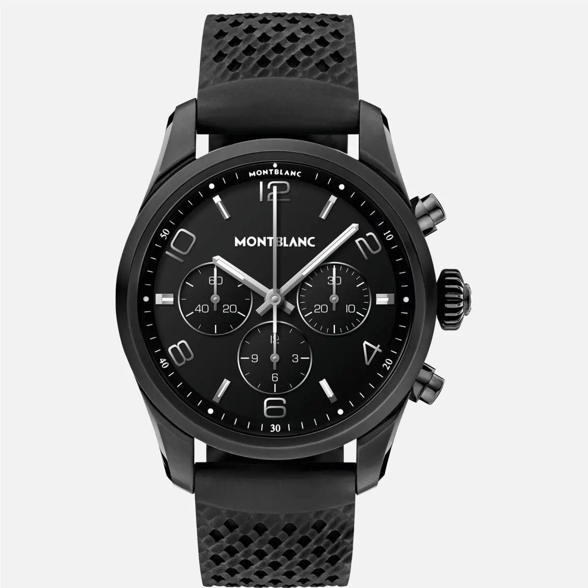 Montblanc Summit 2+ Wifi + Lte Unlocked Black Rubber Strap Smartwatch