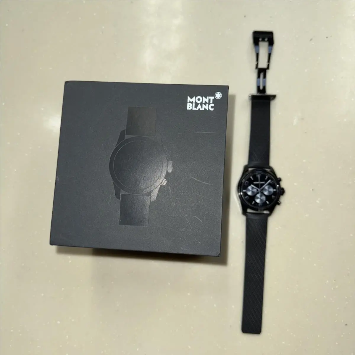 Summit 2+ Black Rubber Strap Smartwatch by Montblanc