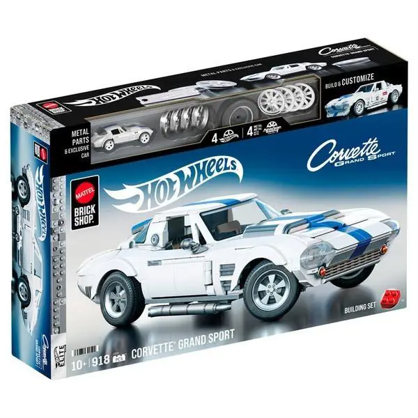 Hot Wheels Elite Series Corvette Grand Sport Brick Shop 918 Pieces For 2025