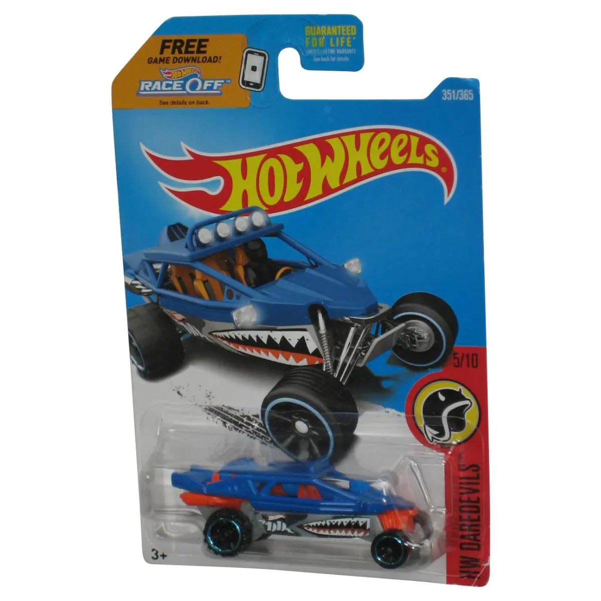 Hot Wheels HW Daredevils 5/10 2015 Dune It Up Blue Toy Car 351/365