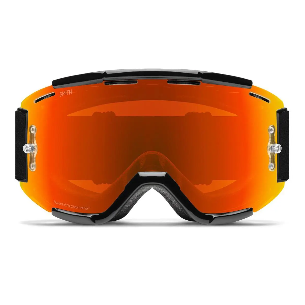 Smith Squad Mtb / Bike Goggles Black Chromapop Everyday Red + Bonus Lens - Frame: Black