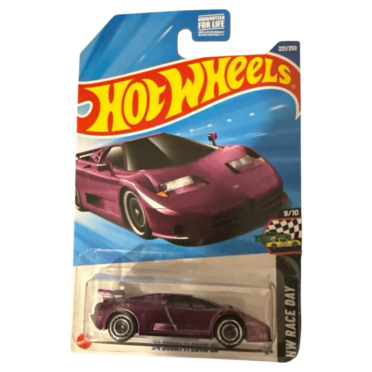 Hot Wheels 94 Bugatti EB110 SS Super Treasure Hunt L-case