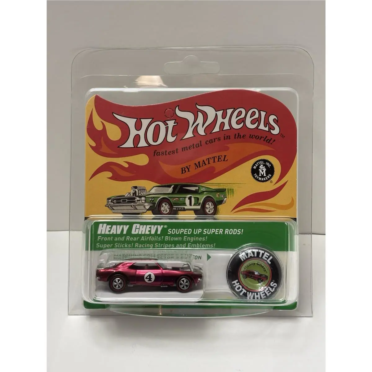 Hot Wheels Low Rlc Spoilers Heavy Chevy 325/5000 Spectraflame Red 2017 W/case