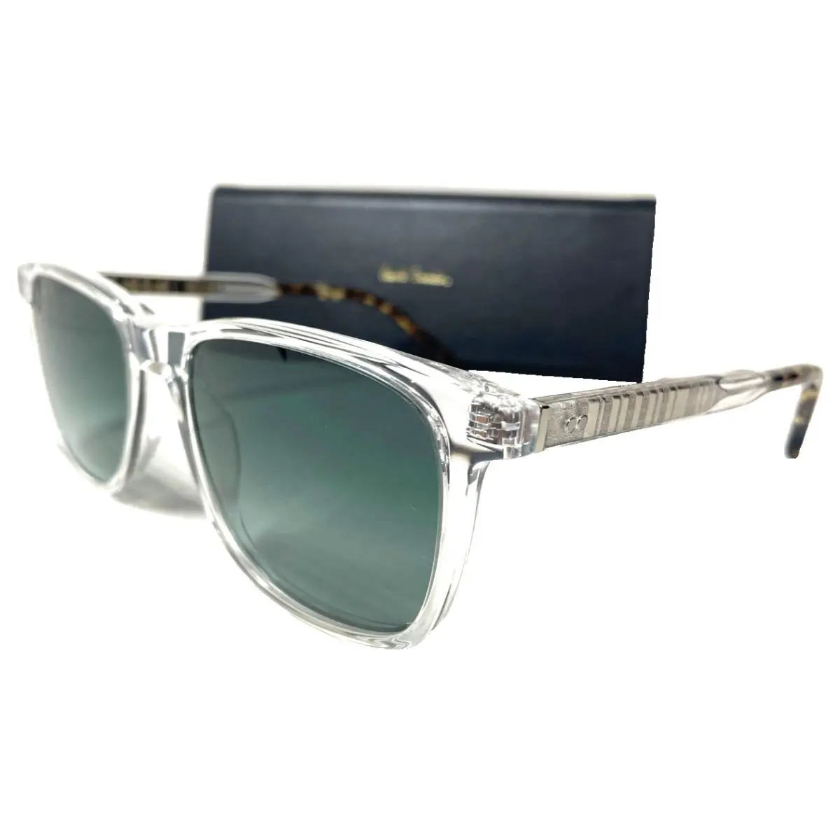 Gibson PSSN090 04 Crystal Clear/green Gradient Lens Sunglasses 54-18 by Paul Smith