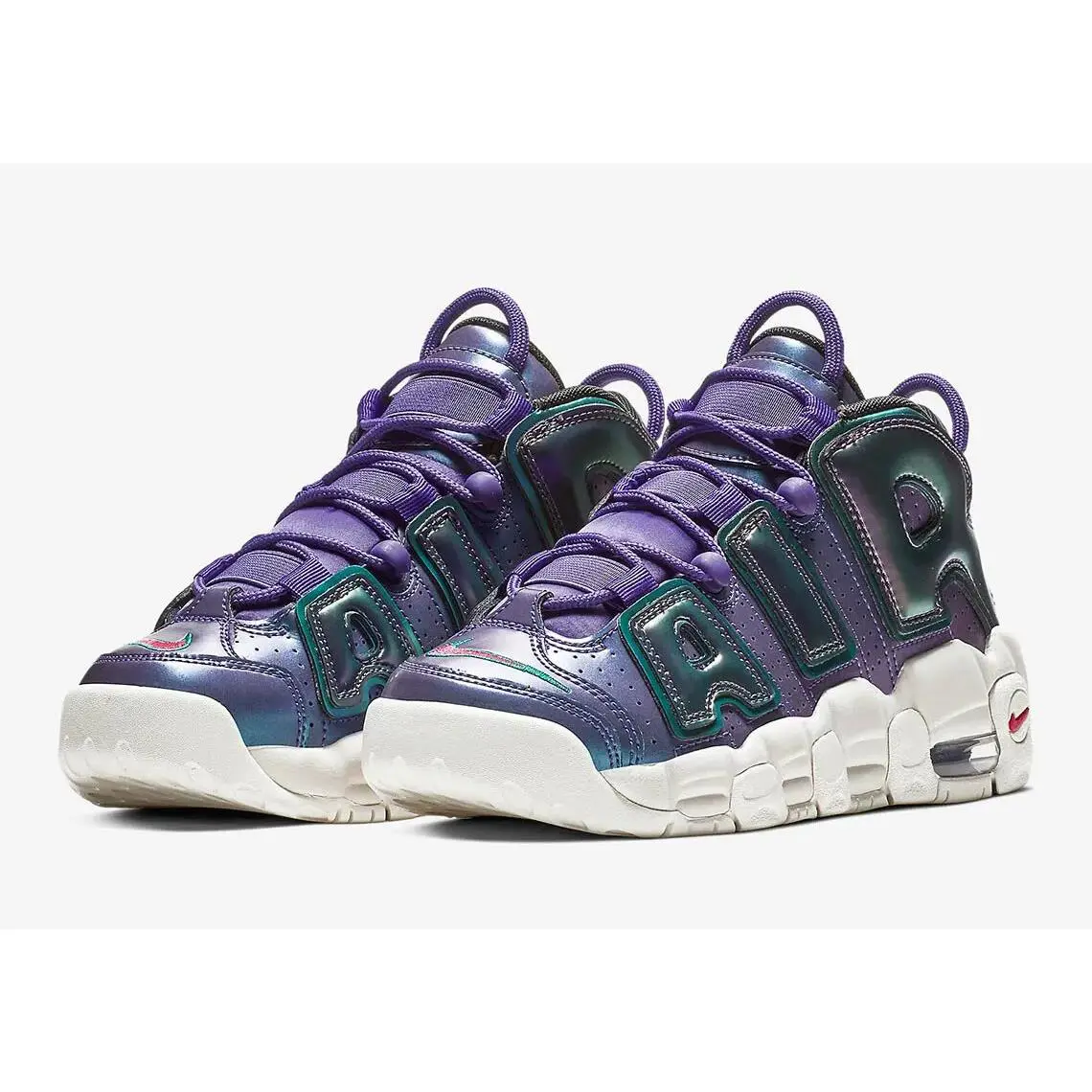 Nike shoes - Nike Air More Uptempo - Air More Uptempo - 922845 500 - Court Purple/Rush Pink/Neptune Green 1