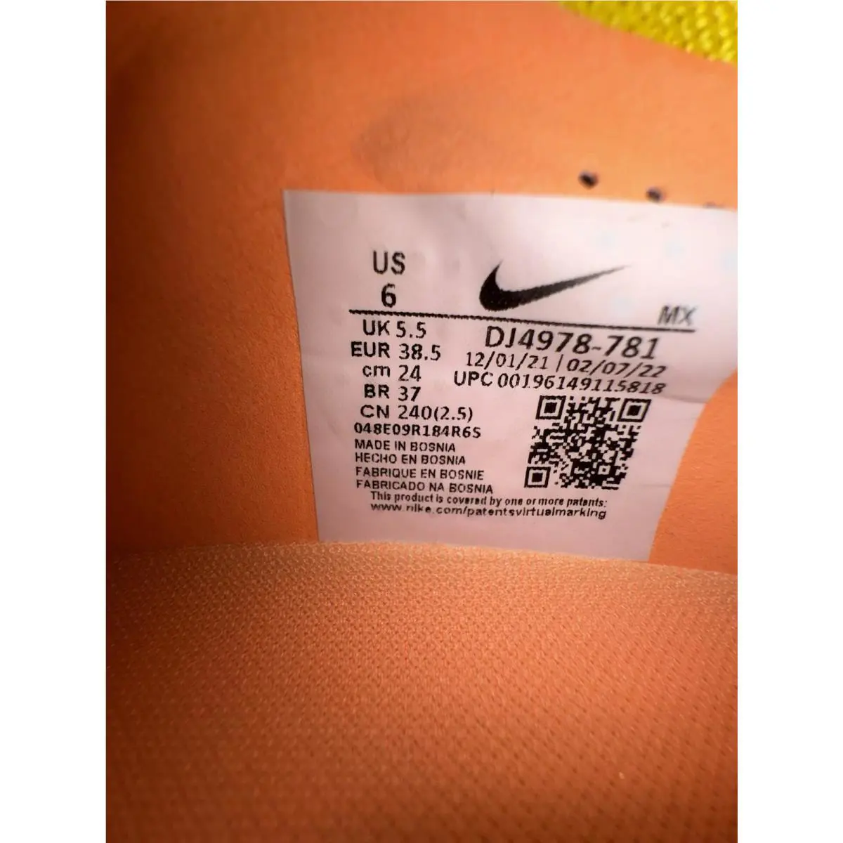 Nike shoes Zoom Vapor - Yellow 21