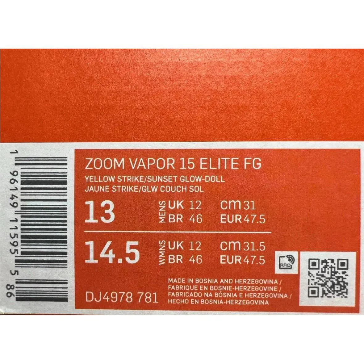 Nike shoes Zoom Vapor - Yellow 24