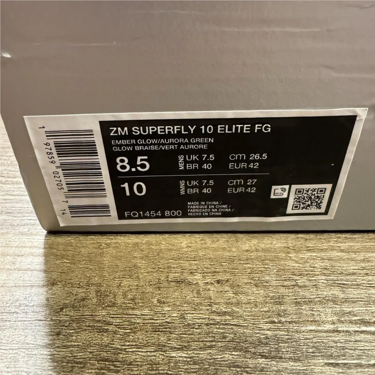 Nike shoes - Nike Zoom Mercurial Superfly 10 - FQ1454-800 - Red 2