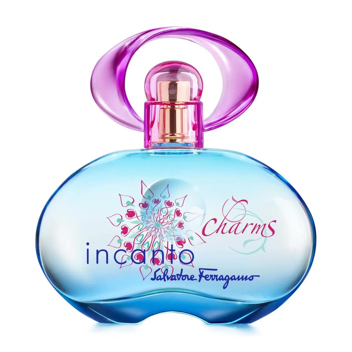 Salvatore Ferragamo Incanto Charms Eau De Toilette 1.7 Oz Floral Fruity