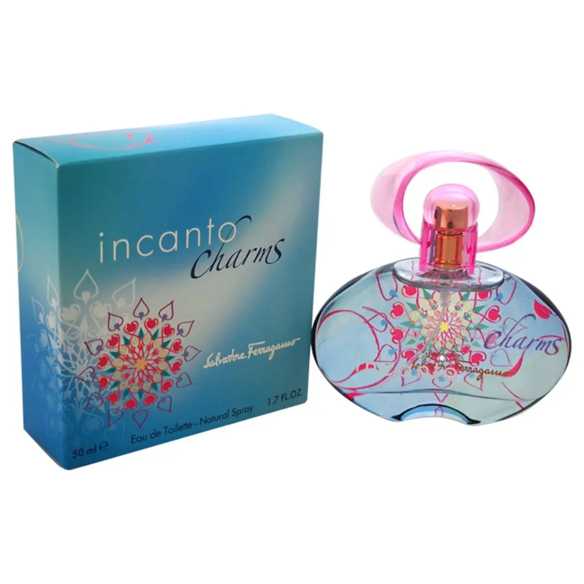 2 Pack Incanto Charms by Salvatore Ferragamo For Women - 1.7 oz Edt Spray
