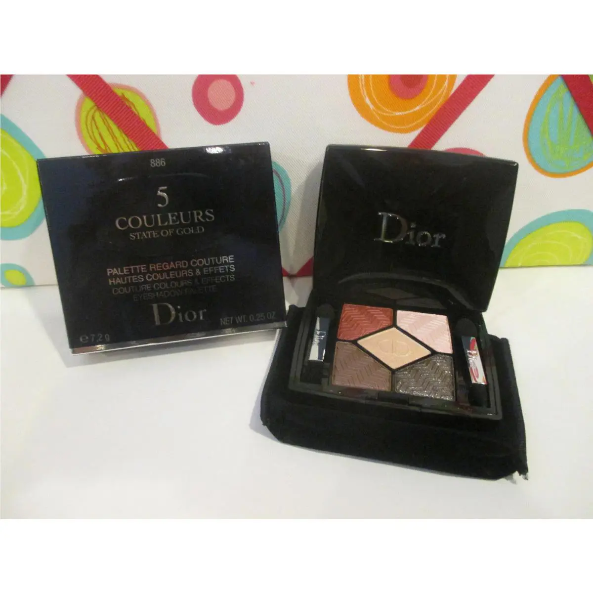 Christian  5 Couleurs Eyeshadow Palette 886 0.25 OZ Boxed by Dior