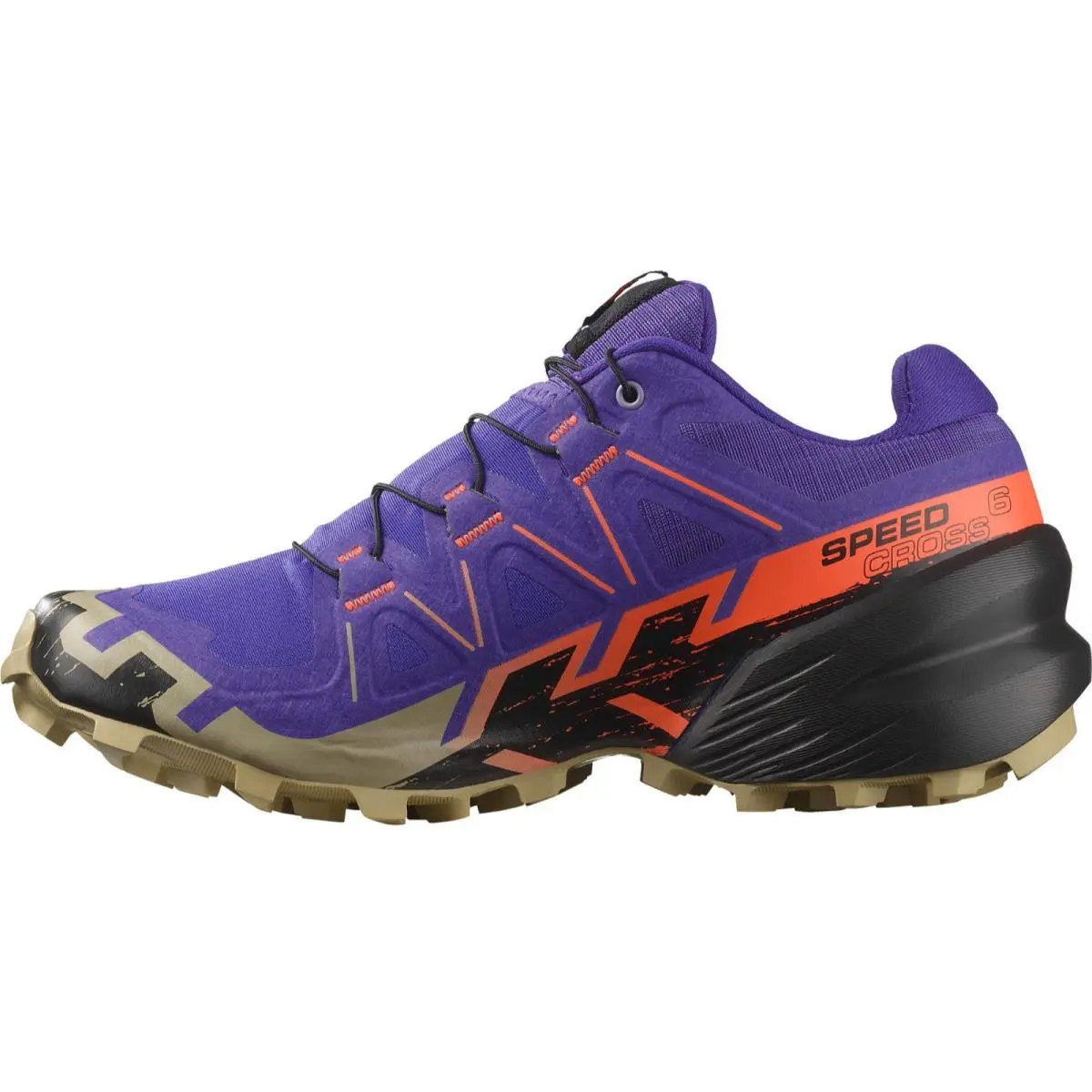Salomon shoes - Salomon Speedcross 6 - Speedcross - L47881500 - Liberty / Black / Neon Flame 8