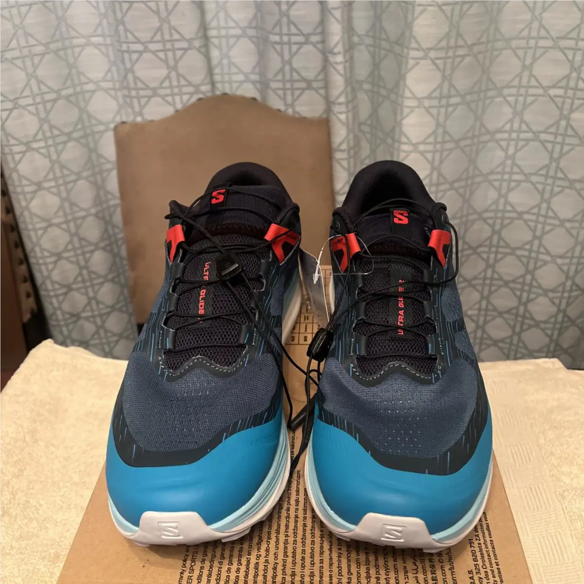 Salomon shoes - Salomon Ultra Glide 2 - Ultra Glide - Atlantic Deep/Blue Radiance/Fiery Red (UPC: 195751192460) 1