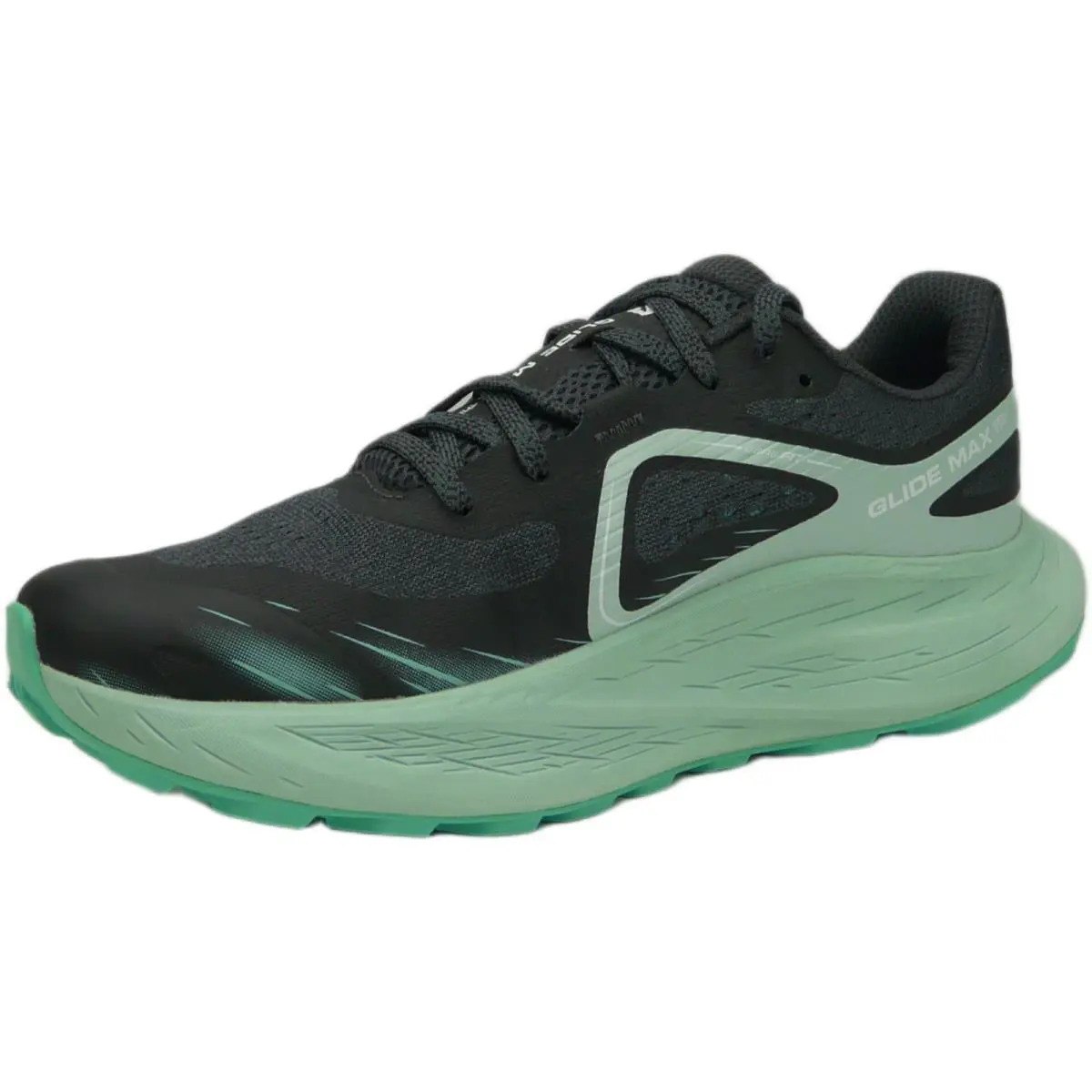 Salomon Glide Max TR Women`s Running Shoes Ebony-blue Haze-cockatoo US 8 UK 6.5 - Multi