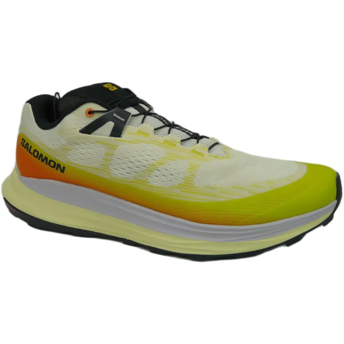 Salomon Ultra GLIDE2 Women`s Shoes Vanilla Ice/sulphur Spring/dragon Fire US 9 - Multi