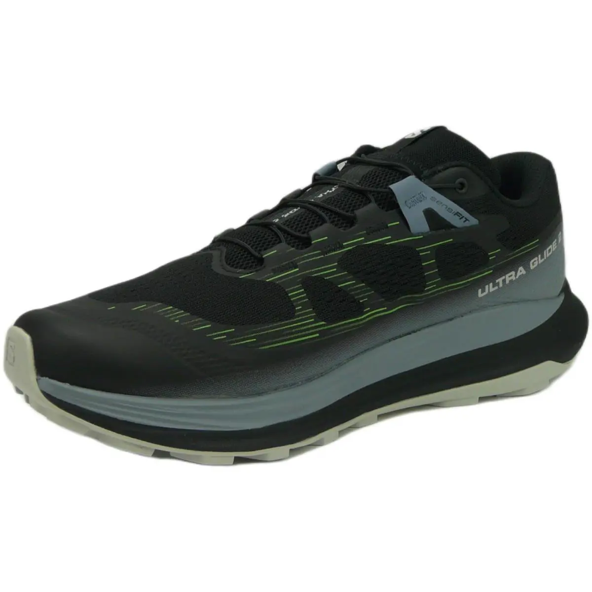 Salomon Ultra Glide 2 Men`s Trekking Shoes Black/flint.stone/green.gecko US 9.5 - Multi