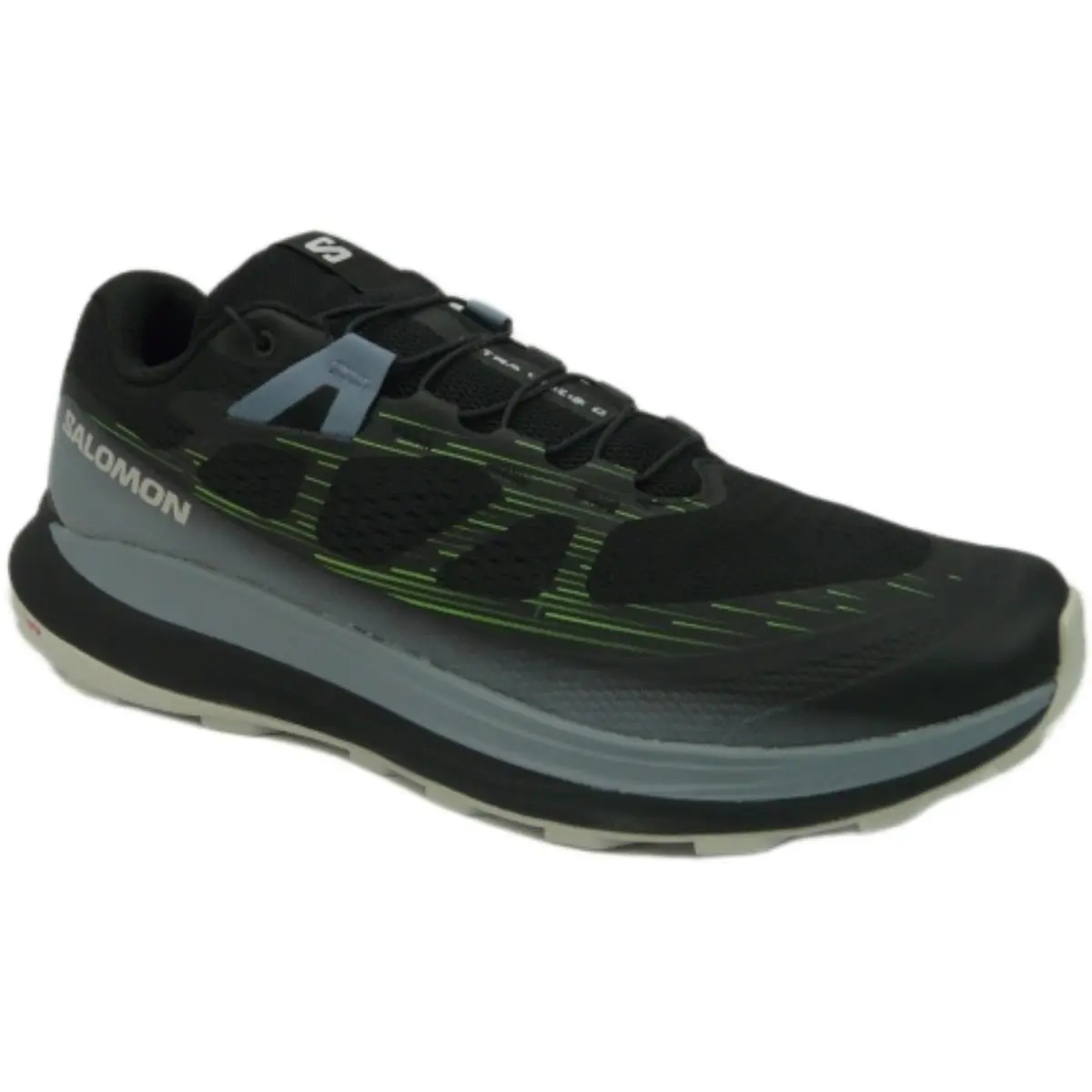 Salomon Ultra Glide 2 Men`s Trekking Shoes Black/flint.stone/green.gecko US 9.5
